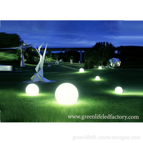 Modern Garden Furniture, Color Changing Outdoor Ball Light in Weatherprotect